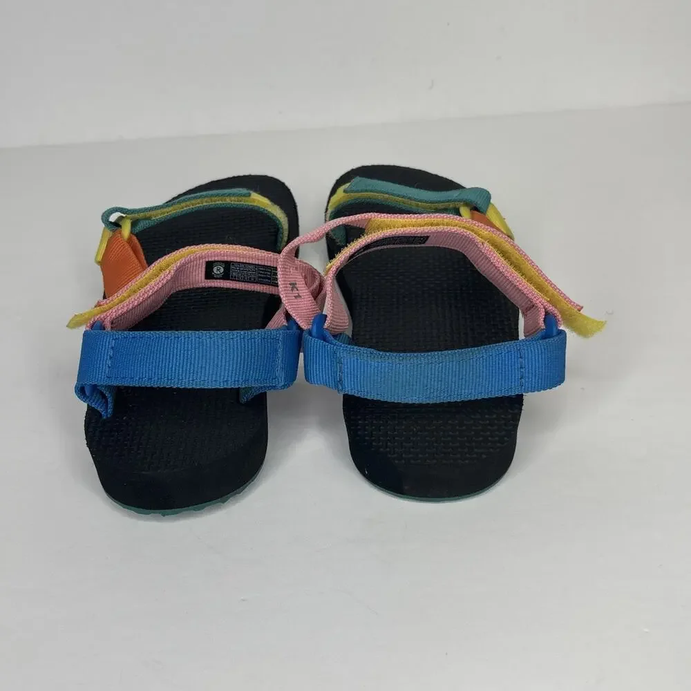 Teva Kids Girls 1 Sandals Multicolor Strap Breathable Water Summer Shoes - Picture 3 of 6